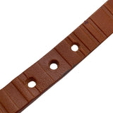 ポール・スミス Paul Smith レザーブレスレット M1A-BRAC MSTRIP 62 BR 62ブラウン シルバー金具 レザー/メタル アクセサリー