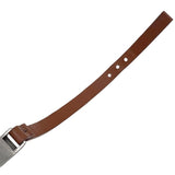 ポール・スミス Paul Smith レザーブレスレット M1ABRAC MSTRIP 62 BR 62ブラウン シルバー金具 レザー/メタル アクセサリー