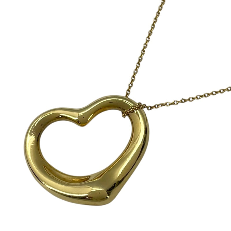ティファニー TIFFANY＆CO オープンハートネックレス ゴールド 750 ジュエリー