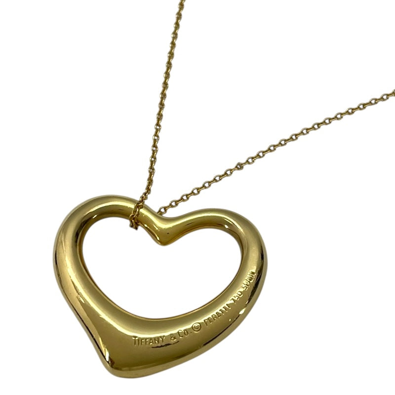 ティファニー TIFFANY＆CO オープンハートネックレス ゴールド 750 ジュエリー