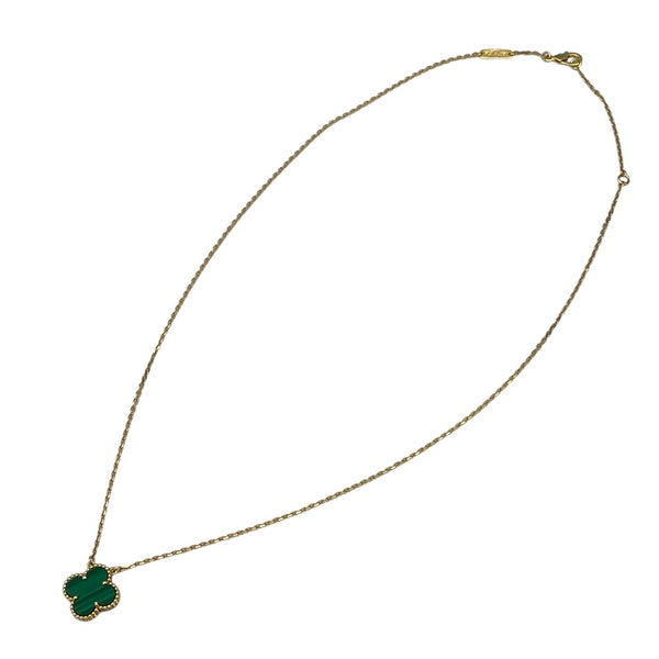 ヴァンクリーフ＆アーペル Van Cleef & Arpels ヴィンテージアルハンブラネックレス ゴールド Au750/マラカイト ジュエリー