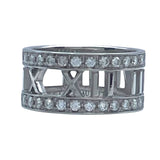 ティファニー TIFFANY＆CO アトラスオープンリング ホワイトゴールド Au750/ダイヤモンド ジュエリー