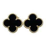 ヴァンクリーフ＆アーペル Van Cleef & Arpels ヴィンテージ アルハンブラ ピアス ゴールド Au750/オニキス ジュエリー
