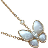 ヴァンクリーフ＆アーペル Van Cleef & Arpels ドゥパピヨンネックレス ピンクゴールド Au750 ジュエリー