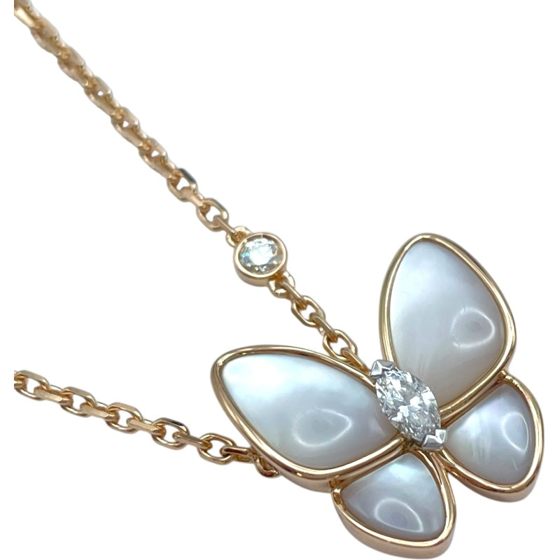 ヴァンクリーフ＆アーペル Van Cleef & Arpels ドゥパピヨンネックレス ピンクゴールド Au750 ジュエリー