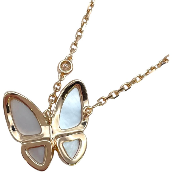 ヴァンクリーフ＆アーペル Van Cleef & Arpels ドゥパピヨンネックレス ピンクゴールド Au750 ジュエリー