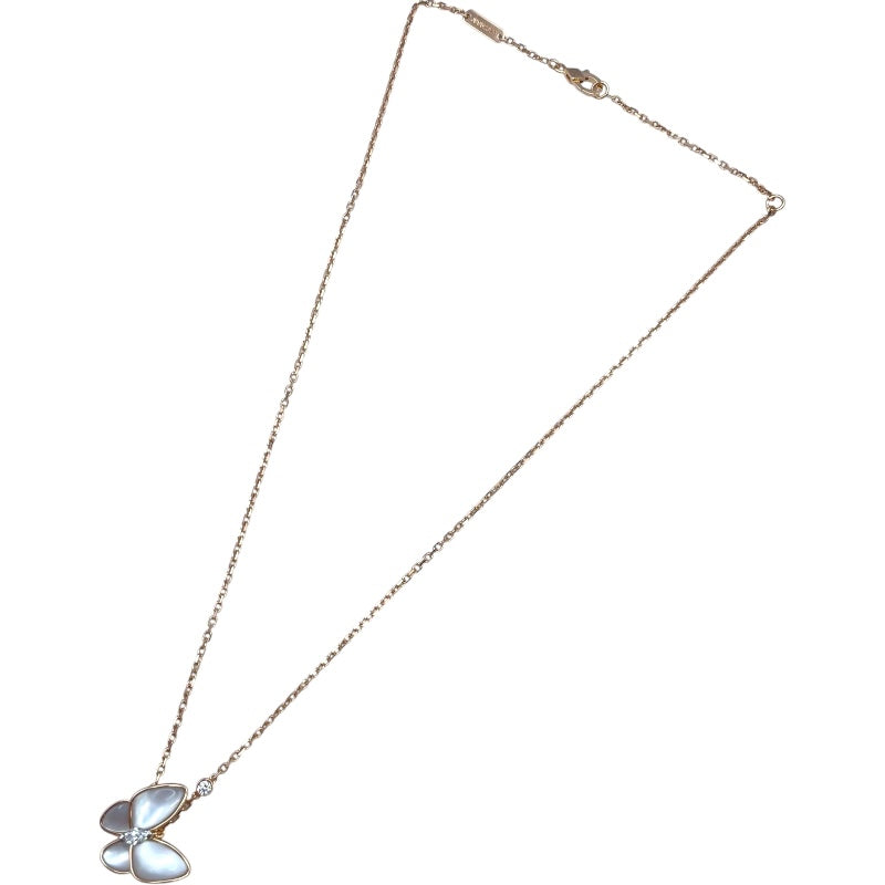 ヴァンクリーフ＆アーペル Van Cleef & Arpels ドゥパピヨンネックレス ピンクゴールド Au750 ジュエリー