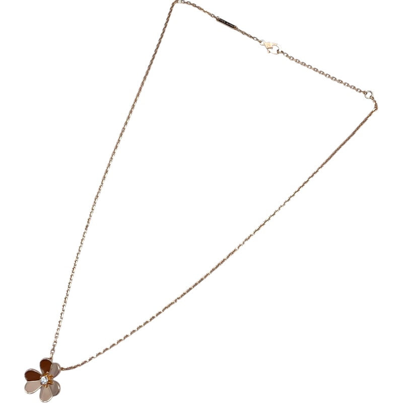 ヴァンクリーフ＆アーペル Van Cleef & Arpels フリヴォル1Pダイヤネックレス ピンクゴールド Au750 ジュエリー