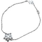 ヴァンクリーフ＆アーペル Van Cleef & Arpels ロータスブレスレット ホワイトゴールド Au750 ジュエリー