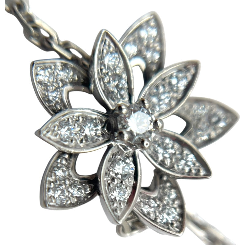 ヴァンクリーフ＆アーペル Van Cleef & Arpels ロータスブレスレット ホワイトゴールド Au750 ジュエリー