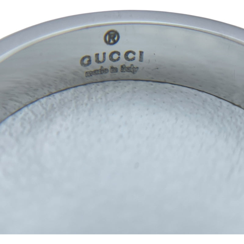 グッチ GUCCI アイコンリング ホワイトゴールド 750 ジュエリー