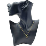ティファニー TIFFANY＆CO オープンハートネックレス K18YG ジュエリー