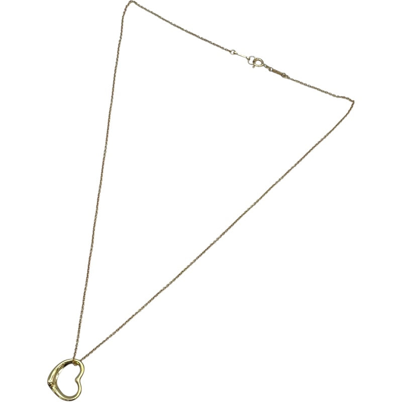 ティファニー TIFFANY＆CO オープンハートネックレス K18YG ジュエリー