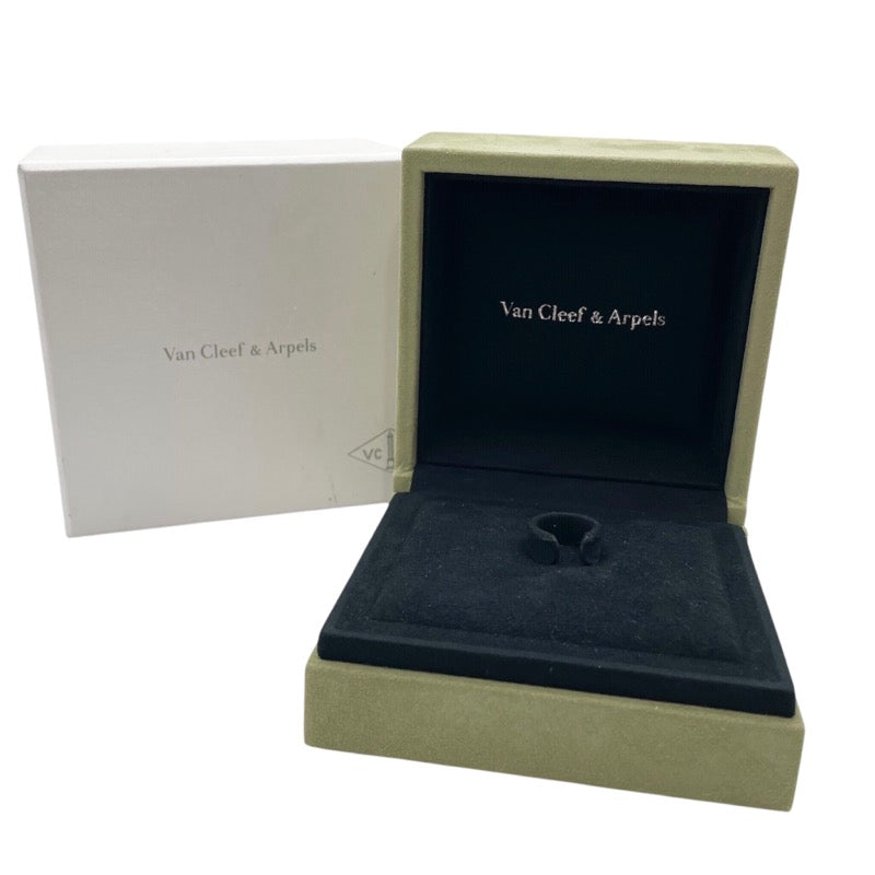 ヴァンクリーフ＆アーペル Van Cleef & Arpels ヴィンテージ アルハンブラ リング K18YG マザーオブパール ダイヤモンド ジュエリー