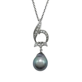ミキモト MIKIMOTO ネックレス ホワイトゴールド K14WG ジュエリー