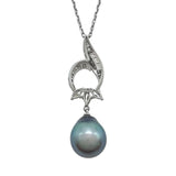 ミキモト MIKIMOTO ネックレス ホワイトゴールド K14WG ジュエリー
