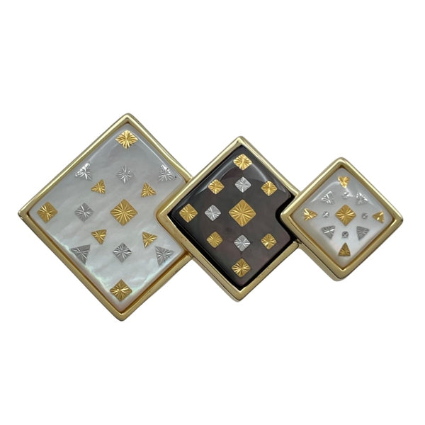ミキモト MIKIMOTO ピクウェブローチ ゴールド K18 ジュエリー