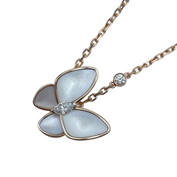 ヴァンクリーフ＆アーペル Van Cleef & Arpels ドゥパピヨンネックレス ピンクゴールド Au750 ジュエリー