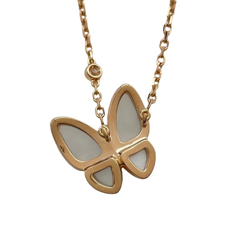 ヴァンクリーフ＆アーペル Van Cleef & Arpels ドゥパピヨンネックレス ピンクゴールド Au750 ジュエリー