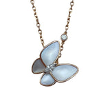 ヴァンクリーフ＆アーペル Van Cleef & Arpels ドゥパピヨンネックレス ピンクゴールド Au750 ジュエリー