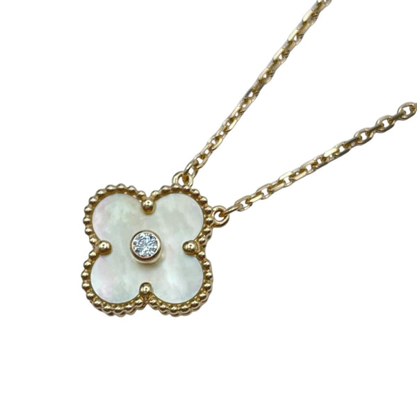 ヴァンクリーフ＆アーペル Van Cleef & Arpels ヴィンテージアルハンブラネックレス ゴールド Au750 ジュエリー