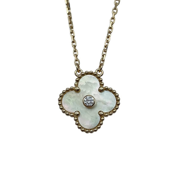 ヴァンクリーフ＆アーペル Van Cleef & Arpels ヴィンテージアルハンブラネックレス ゴールド Au750 ジュエリー