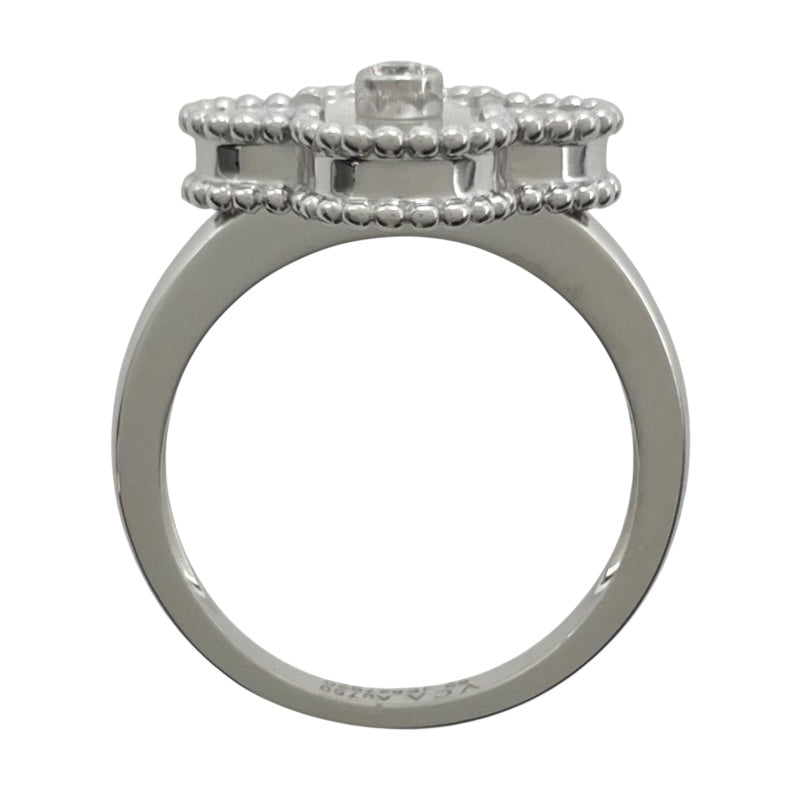 ヴァンクリーフ＆アーペル Van Cleef & Arpels ヴィンテージアルハンブラリング ホワイトゴールド Au750 ジュエリー