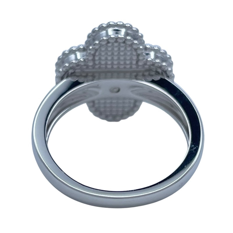ヴァンクリーフ＆アーペル Van Cleef & Arpels ヴィンテージアルハンブラリング ホワイトゴールド Au750 ジュエリー