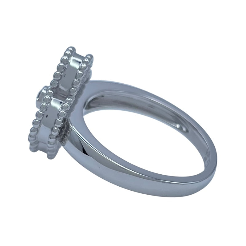 ヴァンクリーフ＆アーペル Van Cleef & Arpels ヴィンテージアルハンブラリング ホワイトゴールド Au750 ジュエリー