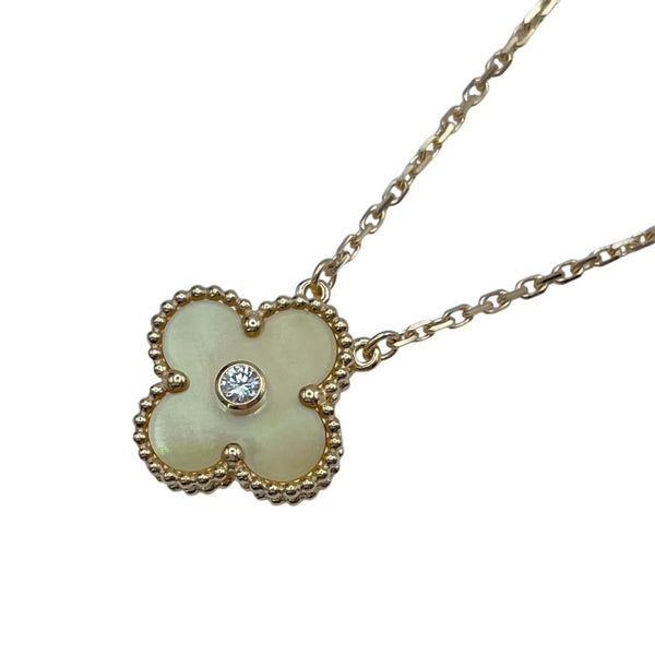 ヴァンクリーフ＆アーペル Van Cleef & Arpels ヴィンテージアルハンブラネックレス ゴールド Au750 ジュエリー