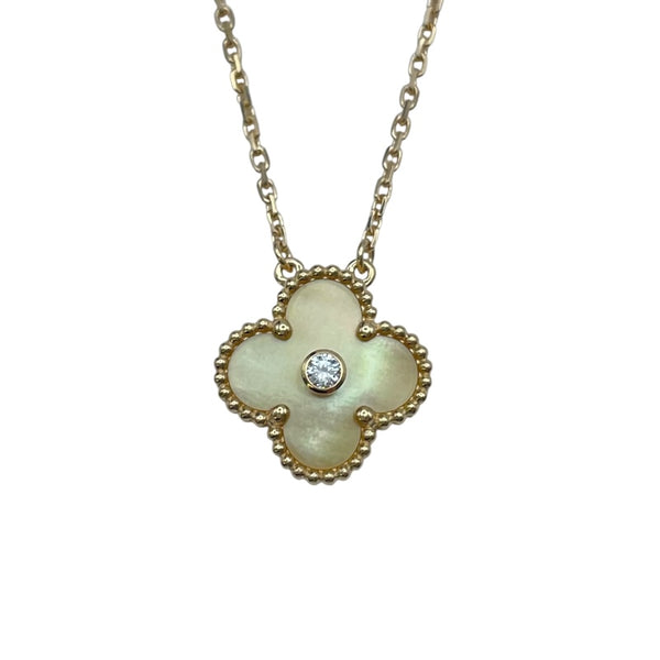 ヴァンクリーフ＆アーペル Van Cleef & Arpels ヴィンテージアルハンブラネックレス ゴールド Au750 ジュエリー