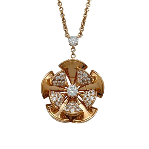 ブルガリ BVLGARI ディーヴァドリームネックレス ピンクゴールド Au750 ジュエリー