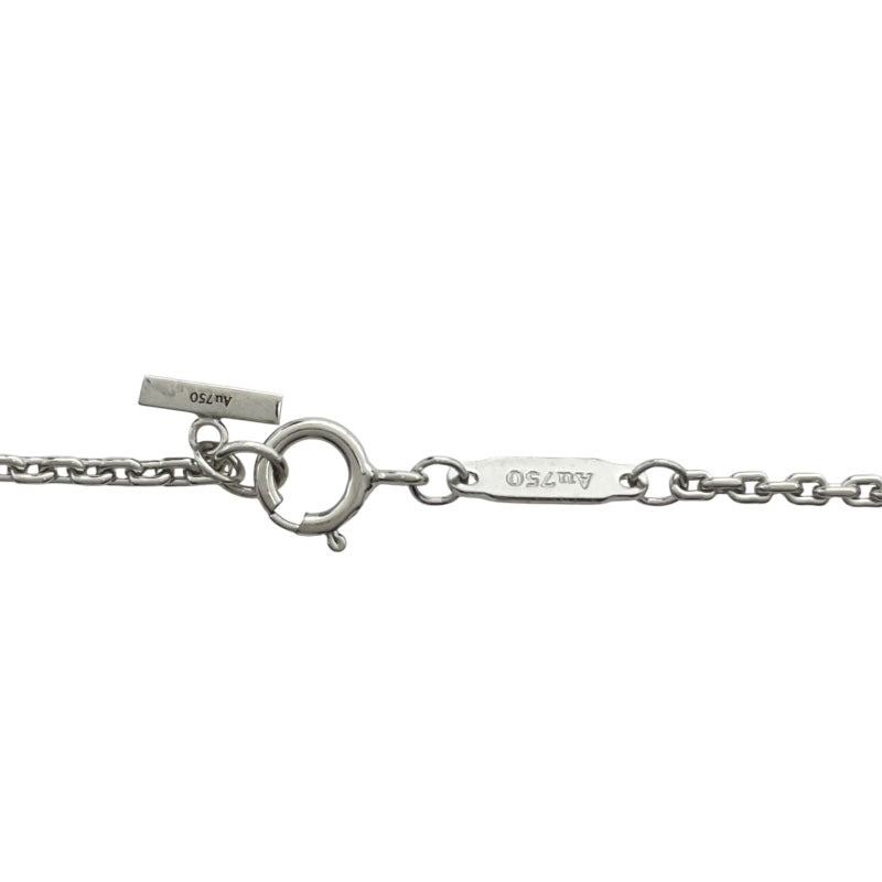 ティファニー TIFFANY＆CO Tスマイルネックレス ホワイトゴールド Au750 ジュエリー
