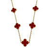ヴァンクリーフ＆アーペル Van Cleef & Arpels ヴィンテージアルハンブラネックレス 10P ゴールド 750 ジュエリー