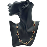 ヴァンクリーフ＆アーペル Van Cleef & Arpels ヴィンテージアルハンブラネックレス 10P ゴールド 750 ジュエリー