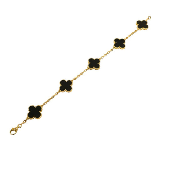 ヴァンクリーフ＆アーペル Van Cleef & Arpels ヴィンテージアルハンブラブレスレット 5P ゴールド 750 ジュエリー