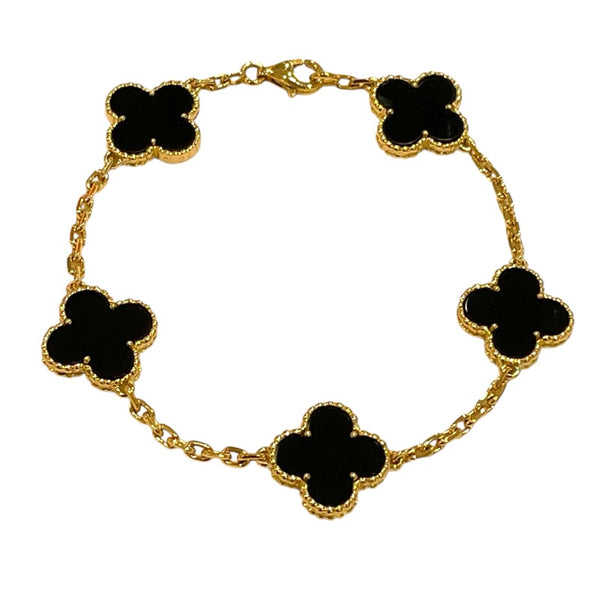 ヴァンクリーフ＆アーペル Van Cleef & Arpels ヴィンテージアルハンブラブレスレット 5P ゴールド 750 ジュエリー