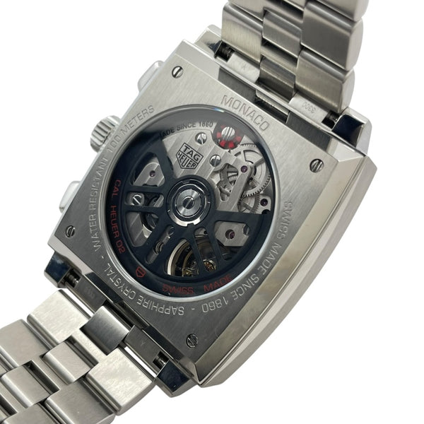 タグ・ホイヤー TAG HEUER モナコ キャリバーホイヤー02 クロノグラフ CBL2111.FC6453 ブルー SS メンズ 腕時計