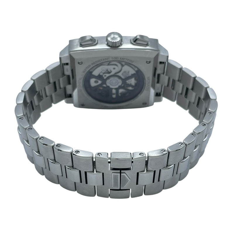 タグ・ホイヤー TAG HEUER モナコ キャリバーホイヤー02 クロノグラフ CBL2111.FC6453 ブルー SS メンズ 腕時計