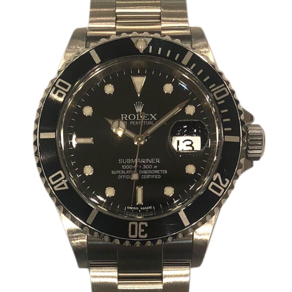 ロレックス ROLEX サブマリーナ 16610 ブラック SS　ステンレススチール メンズ 腕時計