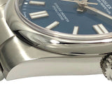 ロレックス ROLEX オイスターパーペチュアル41 ランダムシリアル 134300 メッドブルー SS メンズ 腕時計