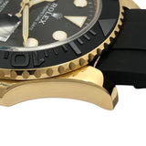 ロレックス ROLEX ヨットマスター42 ランダムシリアル 226658 ブラック K18YG/ラバーストラップ メンズ 腕時計