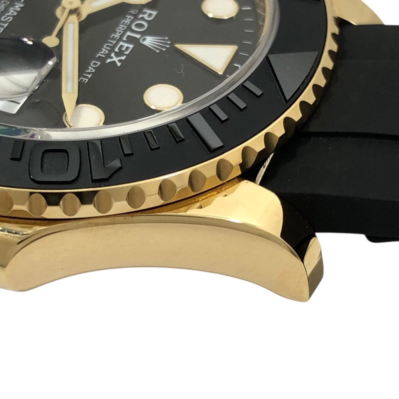 ロレックス ROLEX ヨットマスター42 ランダムシリアル 226658 ブラック K18YG/ラバーストラップ メンズ 腕時計