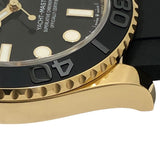 ロレックス ROLEX ヨットマスター42 ランダムシリアル 226658 ブラック K18YG/ラバーストラップ メンズ 腕時計