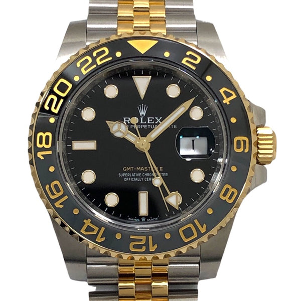 ロレックス ROLEX GMTマスター2 ランダムシリアル 126713GRNR ブラック SS/K18YG メンズ 腕時計