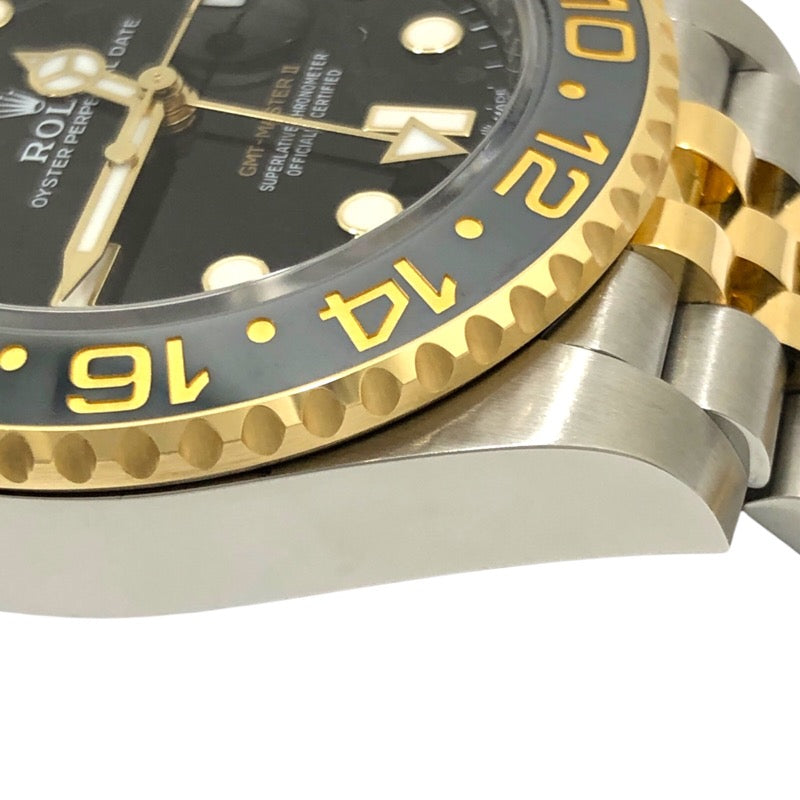 ロレックス ROLEX GMTマスター2 ランダムシリアル 126713GRNR ブラック SS/K18YG メンズ 腕時計