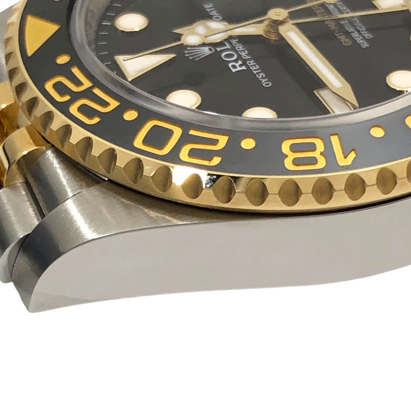 ロレックス ROLEX GMTマスター2 ランダムシリアル 126713GRNR ブラック SS/K18YG メンズ 腕時計