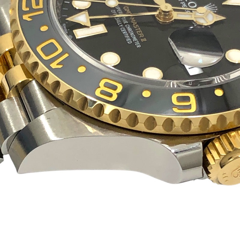 ロレックス ROLEX GMTマスター2 ランダムシリアル 126713GRNR ブラック SS/K18YG メンズ 腕時計