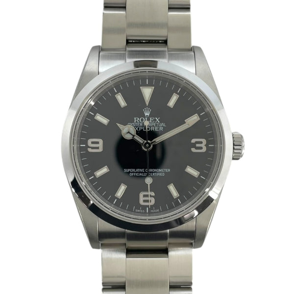 ロレックス ROLEX エクスプローラー1 114270 ブラック SS メンズ 腕時計