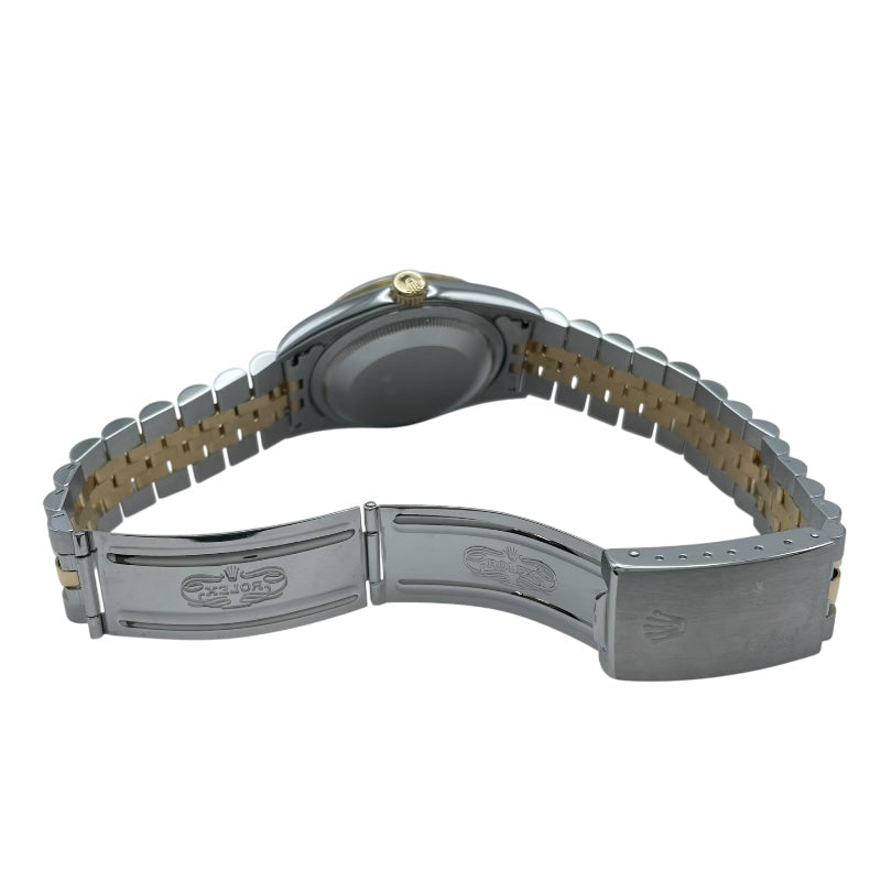 ロレックス ROLEX デイトジャスト S番 16233G ブラック K18/SS メンズ 腕時計